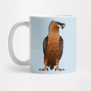 Bearded Vulture cartoon illustration Mug